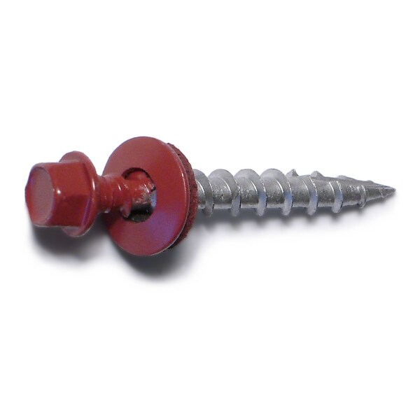 Buildright Self-Drilling Screw, #10 x 1-1/2 in, Painted Steel Flange Hex Head External Hex Drive, 430 PK 51656 - main